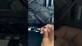 MotherboardASUS B550f cables and graphics card Nvidia RTX 3060 installation [upl. by Noet]