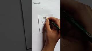 Draw a Joyful cartoon with Butterfly Sticker Step by Step Tutorial [upl. by Ailemap]