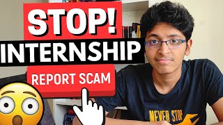 INTERNSHIP SCAMS IN INDIA Stay Aware From Them [upl. by Petulah]