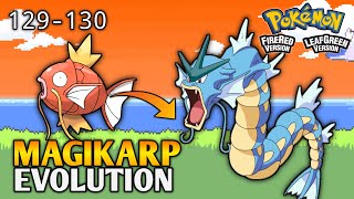 How To Evolve Magikarp Into Gyarados In Pokemon Fire Red amp Leaf Green  Kanto Pokedex [upl. by Enilra]