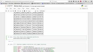 Basic Monte Carlo Simulation of a Stock Portfolio  Python Programming [upl. by Marcia]