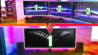 Are 3 monitors better than one ultra wide [upl. by Laughton]