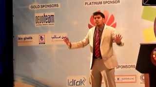 Humorous Toastmasters Speech Qatar 2014  First place  Addiction to Contradictions [upl. by Leckie287]