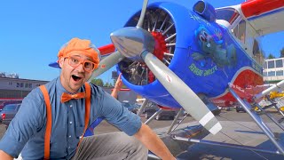 Blippi Learns About Airplanes For Kids  1 Hour of Blippi Educational Videos For Toddlers  Blippi [upl. by Anual]