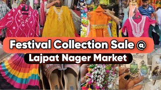 Diwali Sale Shopping 🛍️ lajpat nagar festival shopping  Lajpat Nagar Central Market Delhi [upl. by Gadmann255]