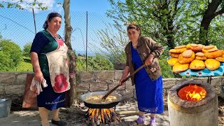 Granny baked sweet bread to celebrate the RAMADAN holiday of the subscribers [upl. by Jasper]