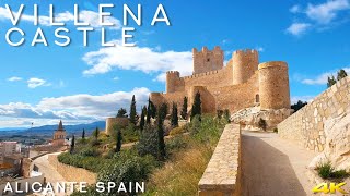 Tiny Tour  Villena Spain  Visit the Atalaya Castle from 12th century 2020 Feb [upl. by Ohs]