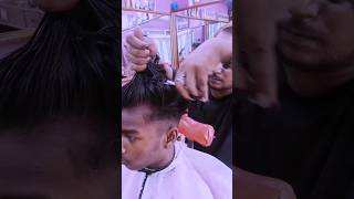 New hair style boy hair cut 💇shorts ytshorts trendingshorts youtubeshorts dhirajsalon🇮🇳 [upl. by Marjie761]