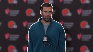 Joe Flacco postgame press conference vs Rams  Cleveland Browns [upl. by Gowrie]