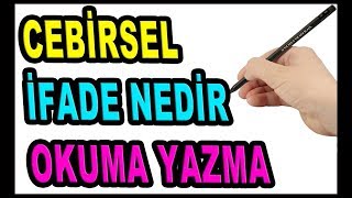 Cebirsel İfadeler Konu Anlatımı 8Sınıf Nedir katsayı Terim Yazma Okuma [upl. by Etom610]