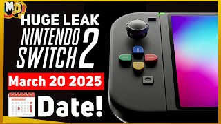 Nintendo Switch 2 Release Date Leaked GREAT NEWS [upl. by Elman146]