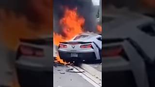 Video Captures Near Deadly Corvette Crash [upl. by Woehick271]