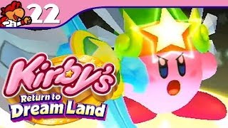 Kirbys Return to Dream Land  22  Through the Lava and Flames 4 Player [upl. by Nylirek]