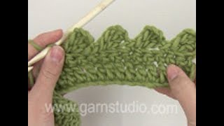 How to crochet loops along an edge [upl. by Rossie]