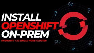 Openshift 412 Installation  Complete Openshift Cluster Installation  English [upl. by Serafine]