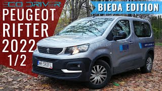 Peugeot Rifter 2022  TEST PL 12  15 BlueHDi 100 KM [upl. by Arehsat497]