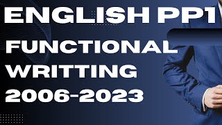 KCSE 2024 ENGLISH PAPER 1FUNCTIONAL WRITING TRENDS SINCE 2006 TO 2023 [upl. by Darrick]