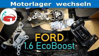 Mittelkonsole vibriert oder dröhnt Motorlager wechseln beim Focus MK3 16 EcoBoost [upl. by Lohman]