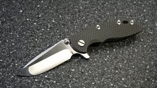 Hinderer Titanium XM18 3quot S35VN Kevin John [upl. by Dnomaid311]