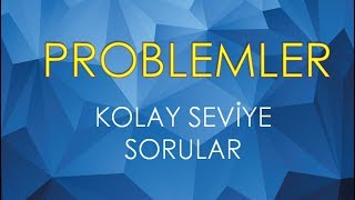 PROBLEMLER KOLAY SEVİYE  MAHMUT HOCA [upl. by Coppinger477]