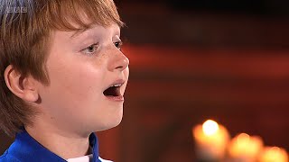 12yearoldtreble sings stunning O HOLY NIGHT in BBC Young Chorister final [upl. by Eihs]