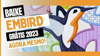 Como Baixar e instalar o programa Embird em 2023 de Graça [upl. by Brandise]