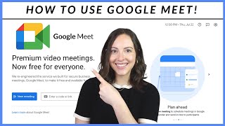 Google Meet For Beginners  How To Use Google Meet in 2021 [upl. by Letney]