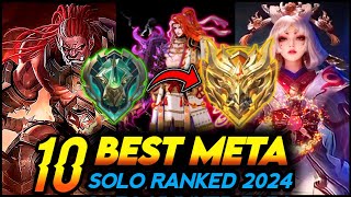 10 BEST META HERO FOR SOLO RANKED 2024 SEASON 31  Mobile Legends Tier List [upl. by Herb]