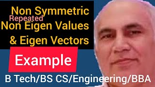 🛑 Symmetric and Non Repeated Eigen Values  Example With Solutions  Eigen Space  Lecture 1🛑 [upl. by Adnovahs]