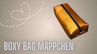 Boxy Bag Mäppchen aus Kunstleder nähen [upl. by Estrella570]