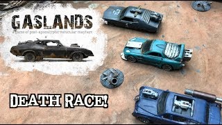 Gaslands Battle Report Ep 09  Death Race [upl. by Dlaregztif]