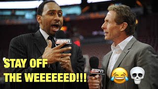 BEST STEPHEN A SMITH AND SKIP BAYLESS MOMENTS FUNNY [upl. by Llenoj]