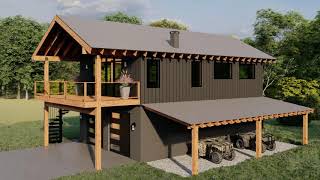 The Missoula Flyover Barndominium Shop House [upl. by Intisar]