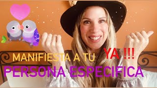 Manifiesta a tu persona específica  Con esta técnica 💓🌌💓🌌🪄🧞‍♂️ [upl. by Leahkim]