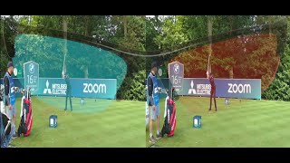 In 3D watch Pro Golfers Tee Off at the BMW PGA Tour at Wentworth England 2022 [upl. by Elleb]