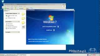 Instalacja Windows 7 z poziomu XP bez napędu i pendrive [upl. by Ule748]