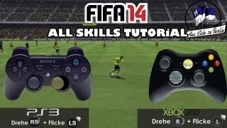 FIFA 14  quotAll Skill Movesquot Tutorial ᴴᴰ  Controller Animation  PS3  XBOX360 [upl. by Gunnar]