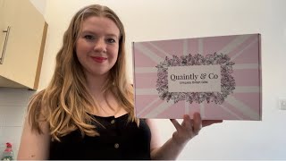 First Unboxing in New Home 😃 English Coast Line Quaintly amp Co British Lifestyle Subscription [upl. by Glenda141]