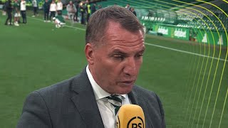 Celtic manager Brendan Rodgers speaks after Premier Sports Cup victory against Falkirk [upl. by Ymor]