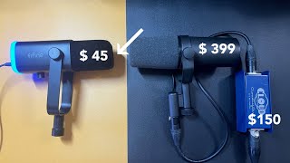 Shure SM7B vs AM8 550 vs 45 Mic Shootout [upl. by Oidualc659]