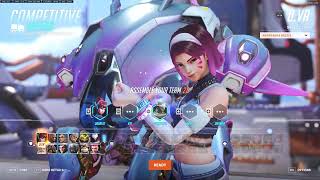 Overwatch 2  Ranked DVA Gameplay GM Lobby [upl. by Silin]