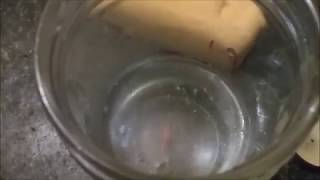 Lithium reaction in a vacuum chamber [upl. by Ahsyad]