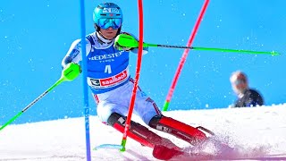 FIS Alpine Ski World Cup  Mens Slalom Run 1  Saalbach AUT  2024 [upl. by Base]