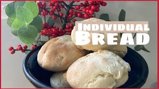 Individual bread recipe petits pains individuels [upl. by Balduin]