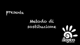 Sistemi  Metodo di sostituzione [upl. by Robison284]