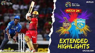 Extended Highlights  Trinbago Knight Riders vs Saint Lucia Kings  CPL 2023 [upl. by Sissel640]