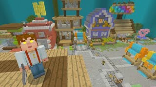 Minecraft Xbox  Murder Mystery  Beacon Town [upl. by Anaele]