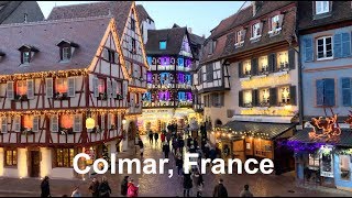 Colmar France one of the best Christmas markets in Europe [upl. by Oyam835]