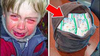 Boy Brings Diapers To School Every Day – Parents Are Surprised When Realising Why [upl. by Carlina927]