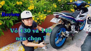 Review Vỏ 140 và 130 trên exciter 150 những điều cần biết [upl. by Oisor]